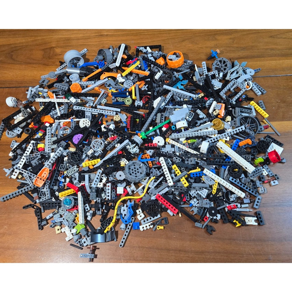 Lego Technic Bulk Lot 4.5 lbs Mixed Gears Beams Axles Pins Connectors Pieces